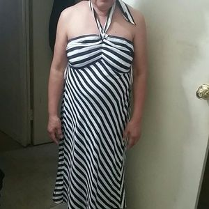 Black and white dress